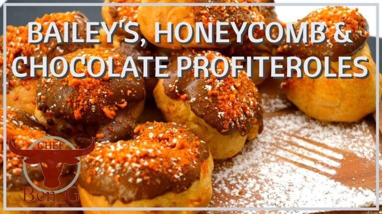 Bailey's, Honeycomb & Chocolate Profiteroles How to make Profiteroles