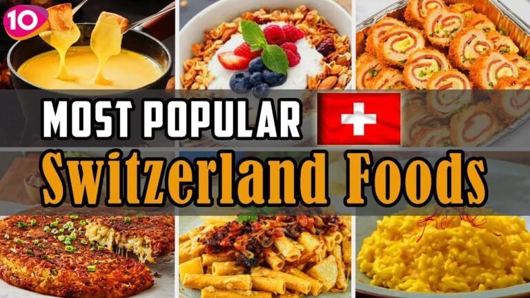 Incredible Top 10 Most Popular Dishes in Switzerland || Traditional