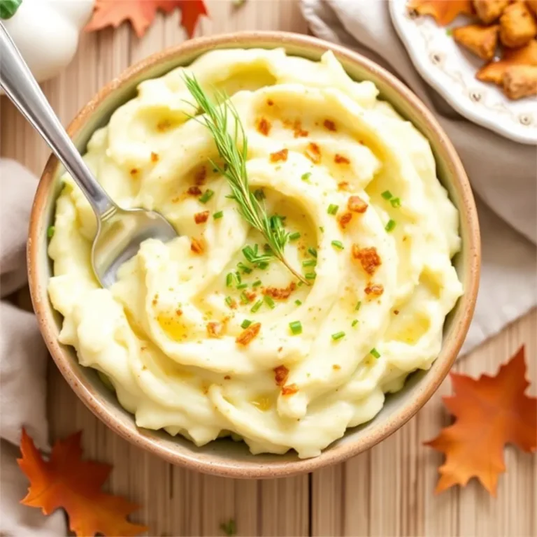 Thanksgiving Creamy Garlic Mashed Potatoes side dish