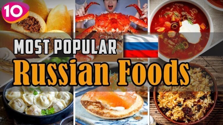 Top 10 Most Popular Russian Foods || Russian Traditional Cuisine