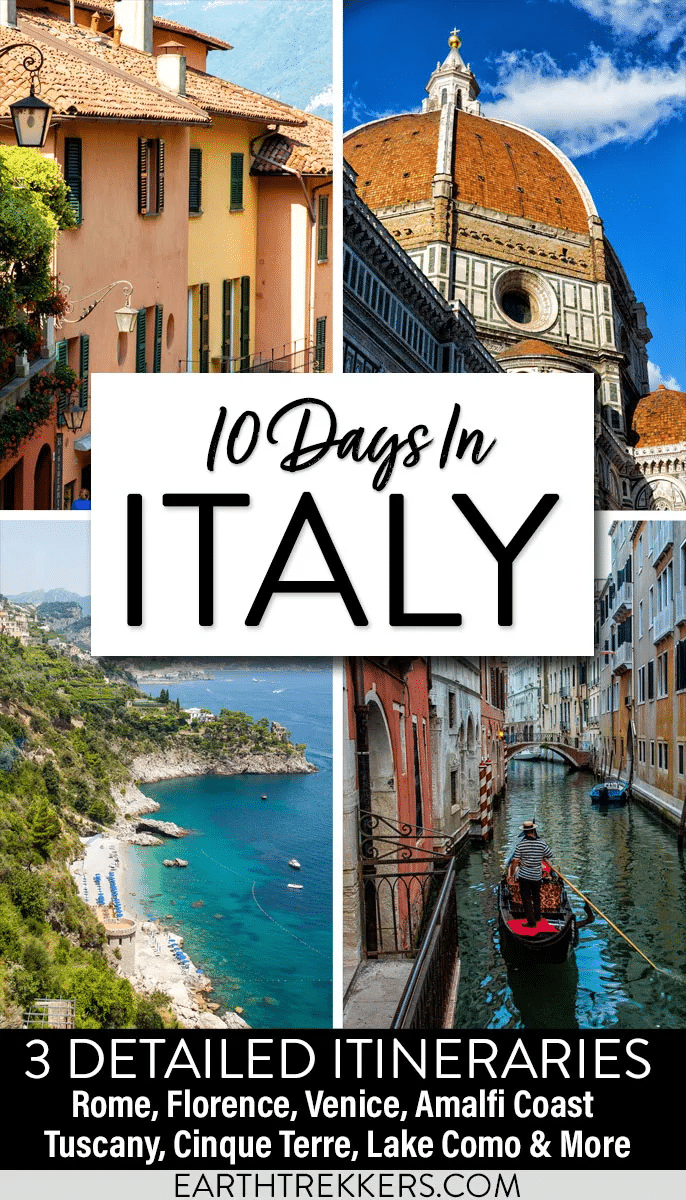 10 Days in Italy Itinerary: 5 Amazing Ideas for Your Trip to Italy