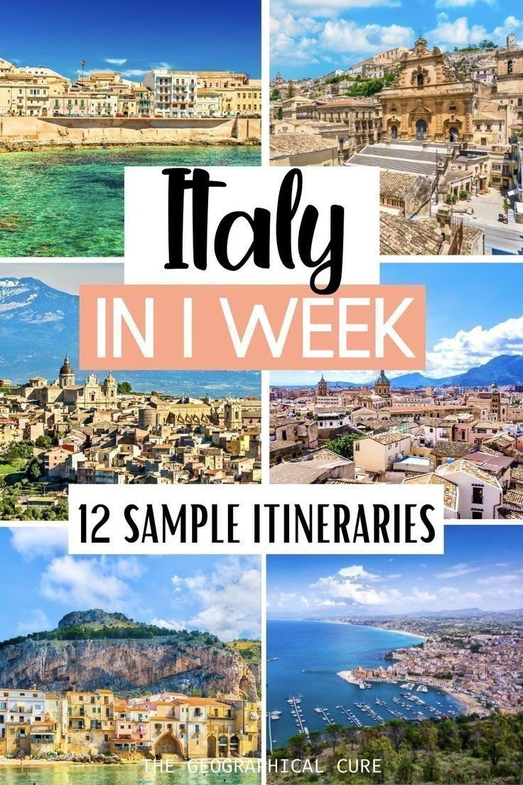 12 Ways To Spend One Week In Italy