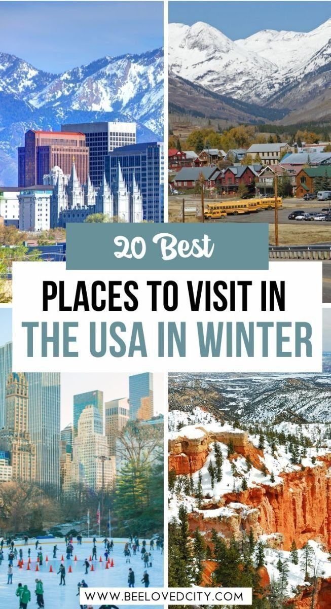 20 Best Winter Vacations in the USA: snowy and warm US destinations