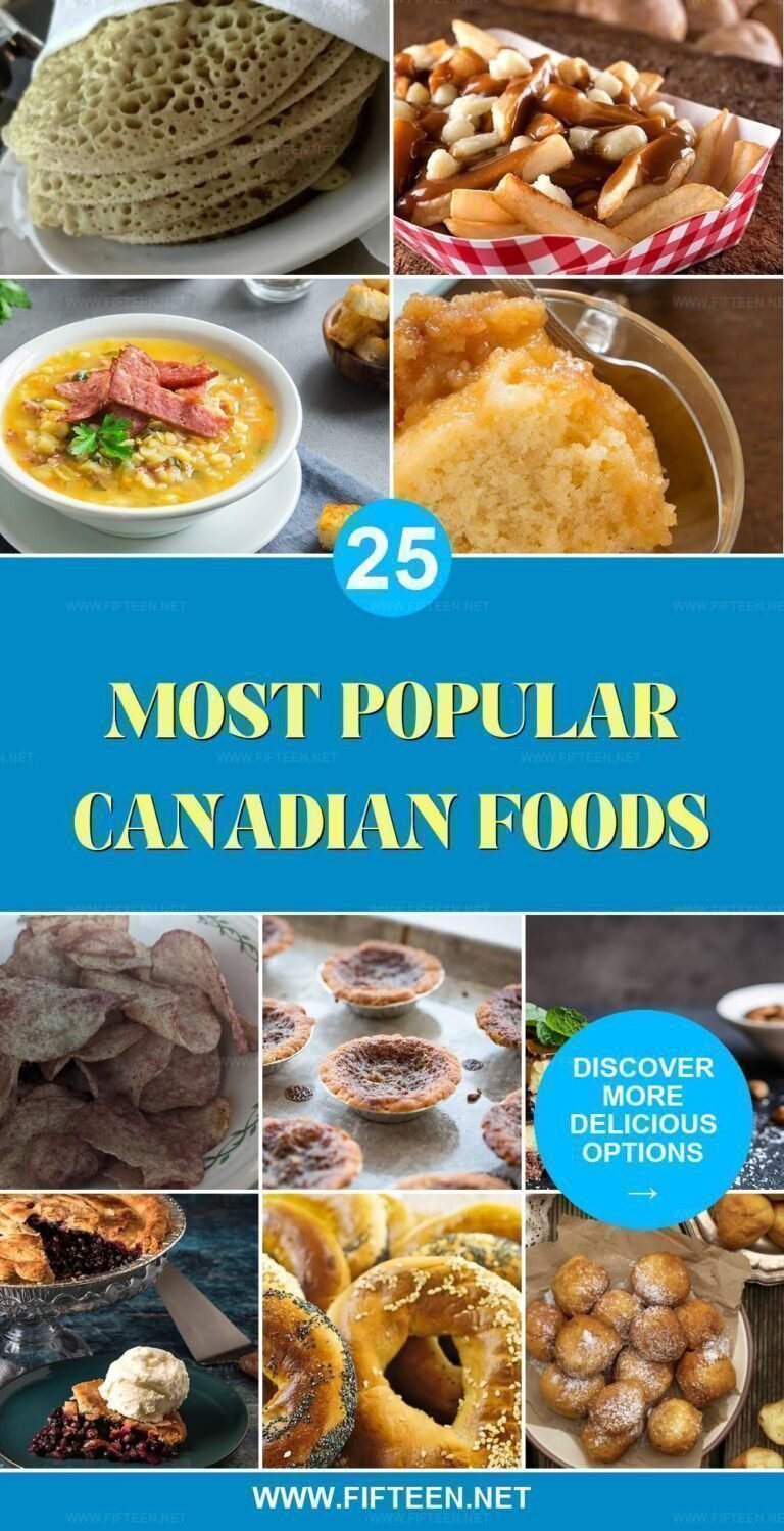 25 Most Popular Canadian Foods