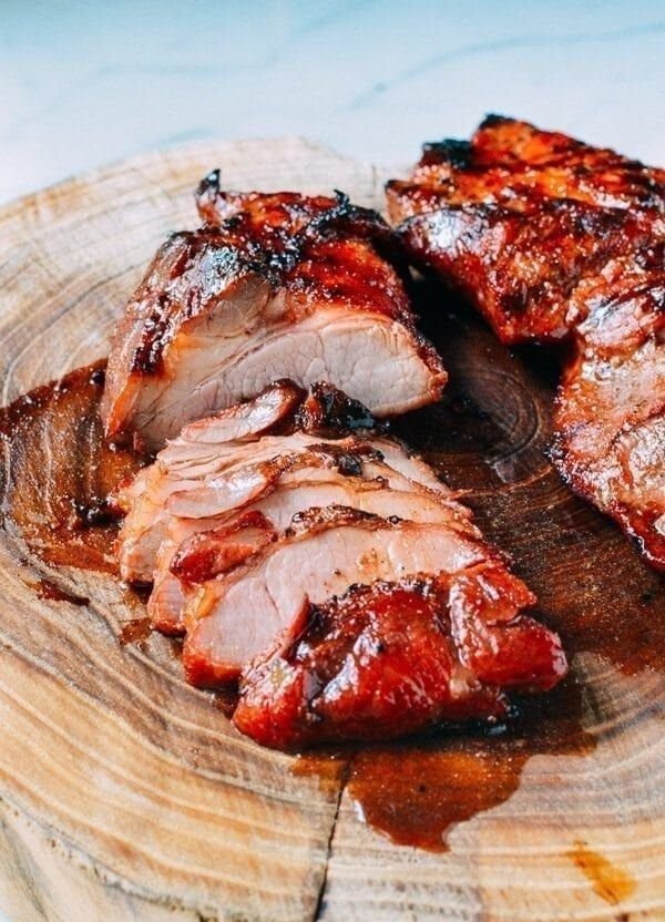 BBQ Char Siu Roast Pork on the Grill