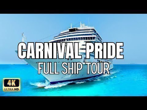 Carnival Pride Cruise Ship Tour Full Walking Tour Deck