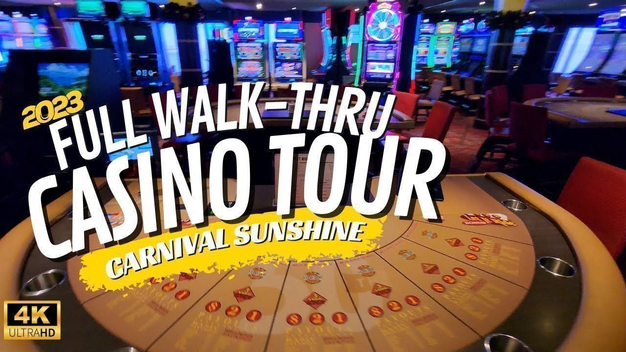 Carnival Sunshine Full Casino Walk Thru Tour Current for 2023 |