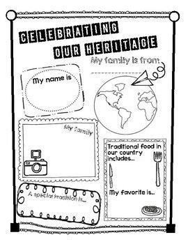 Celebrating Our Heritage Poster Project for Hispanic Heritage Month