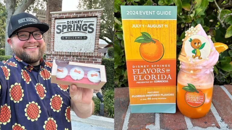 Disney Springs 2024 | NEW Flavors Of Florida Festival &