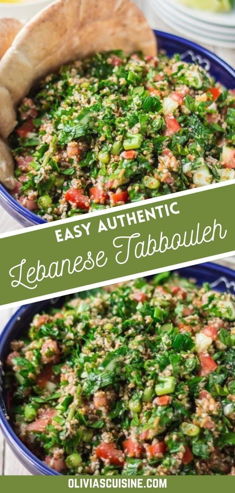 Easy Authentic Lebanese Tabbouleh - Olivia's Cuisine