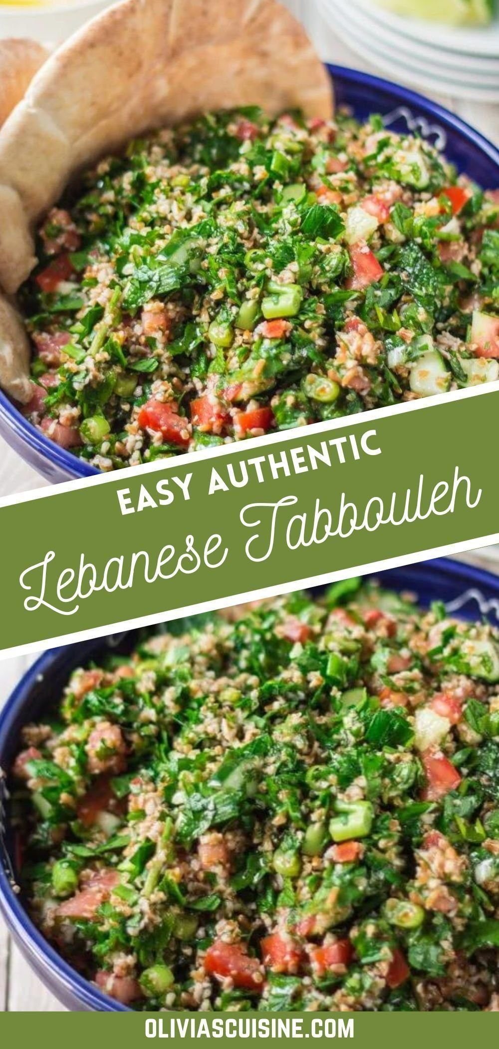 Easy Authentic Lebanese Tabbouleh - Olivia's Cuisine