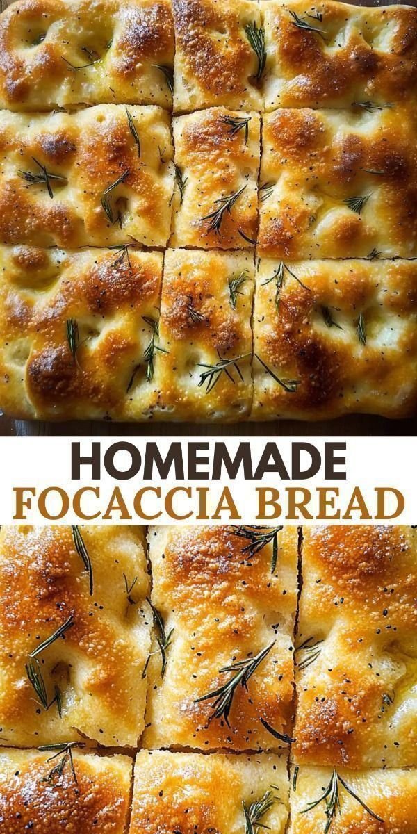 Easy Homemade Focaccia Bread Recipe