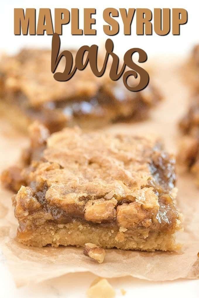 Easy Maple Syrup Bars {Gooey & Delicious!} - Simply Stacie