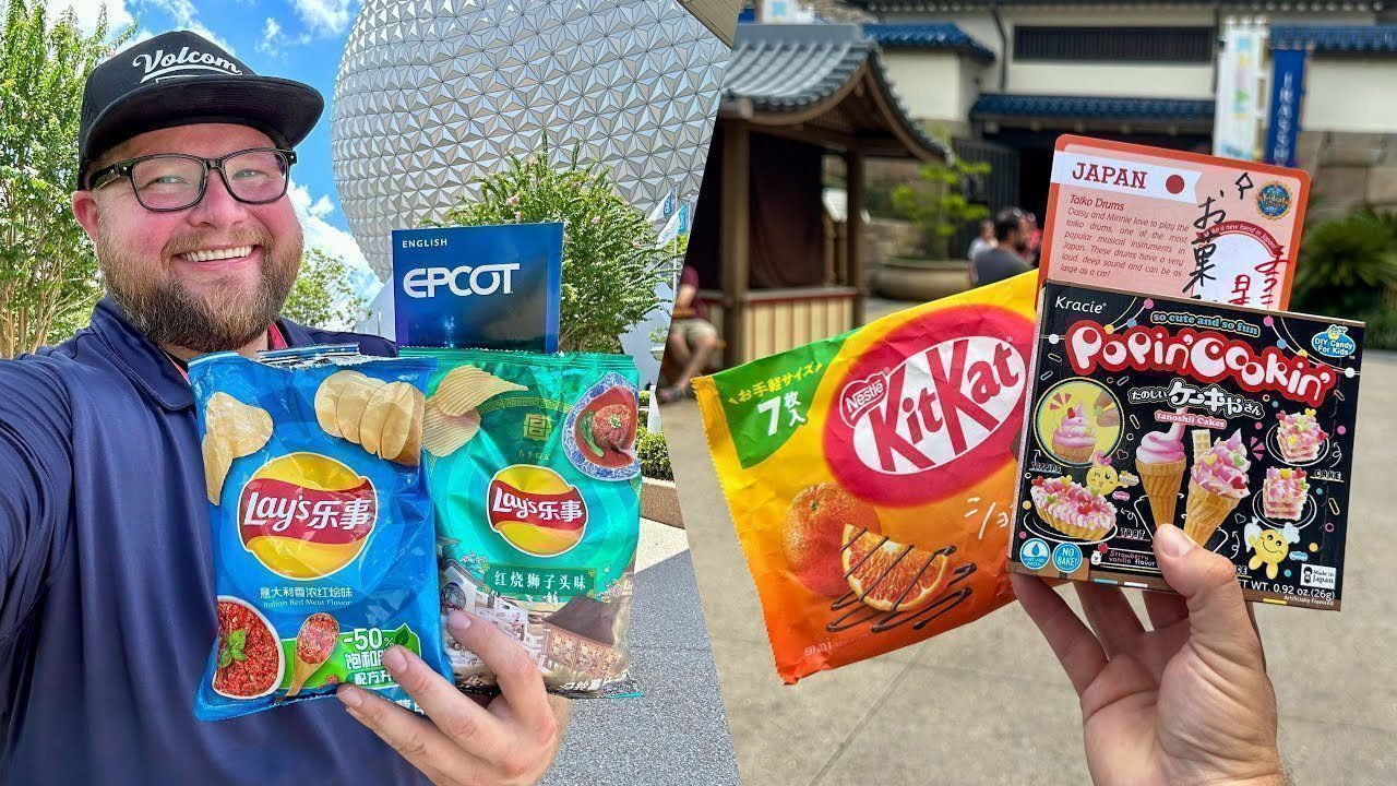 Epcot World Showcase 2024: Trying SNACKS From Each Country In