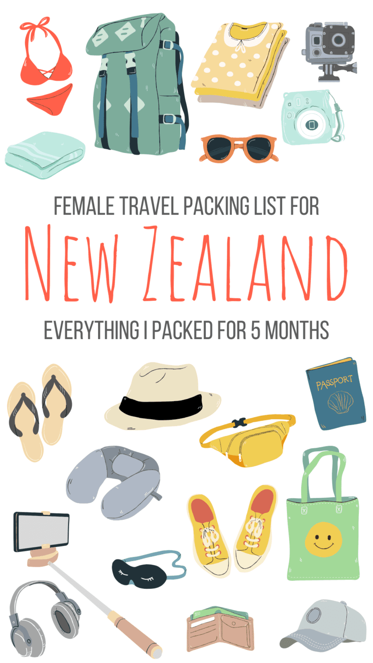Everything I Packed Backpacking New Zealand