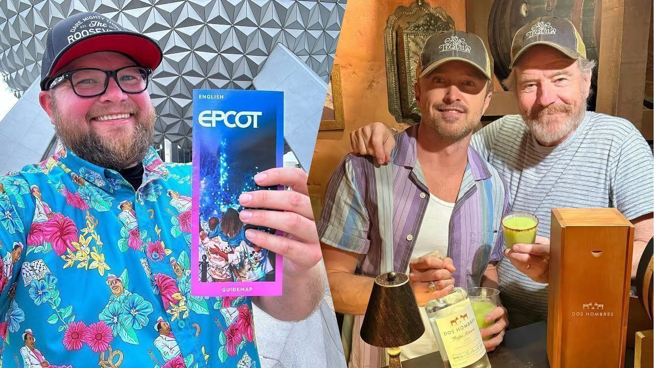 Going To Disney World with Aaron Paul & Bryan Cranston