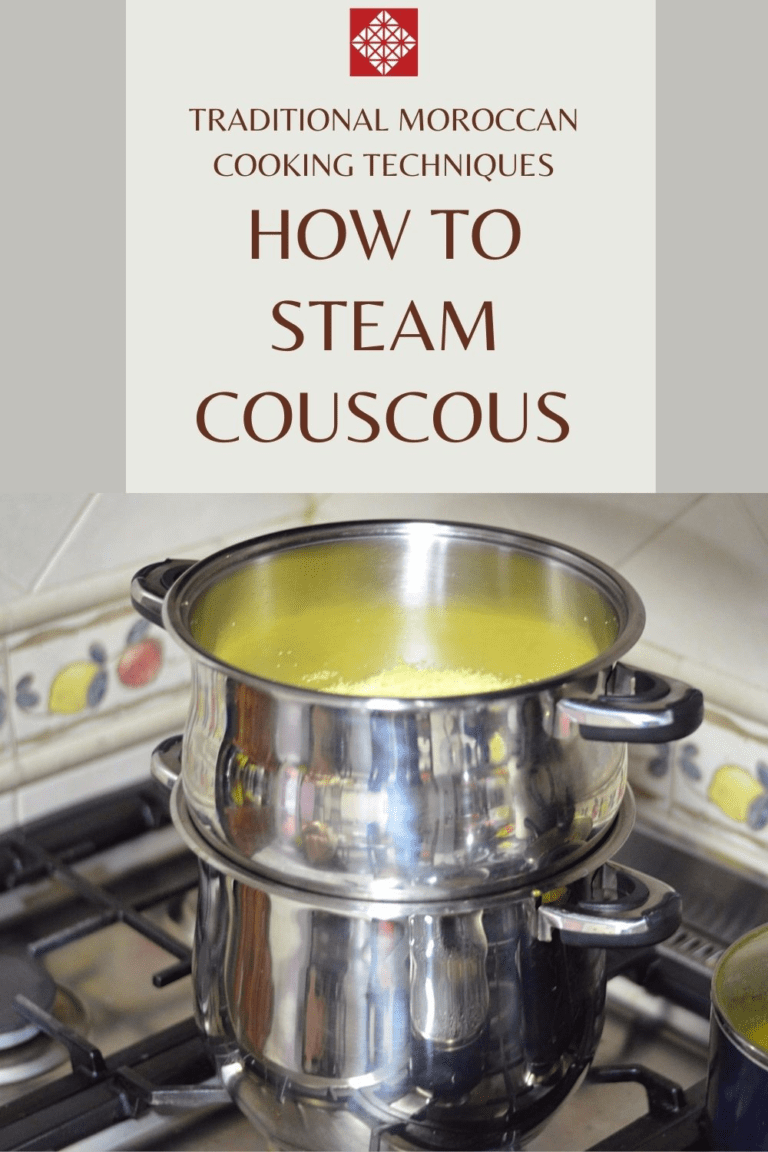 How to Steam Couscous in a Couscoussier - Taste of Maroc