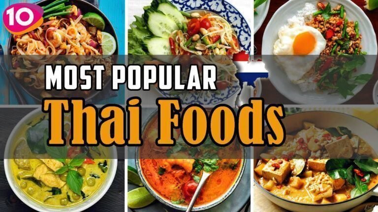 Incredible Top 10 Most Popular Thai Foods || Thai Street Foods ||  Traditional Thailand Cu...