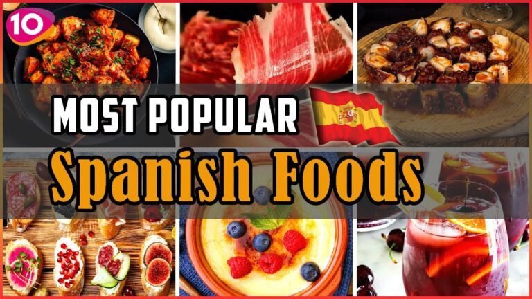 Incredible Top 10 Spanish Foods with Recipes Traditional Spanish Food  Spanish Street Food...