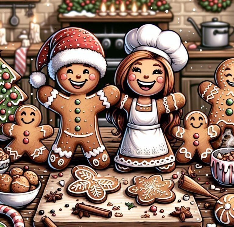 festive Spiced Gingerbread Men and Women