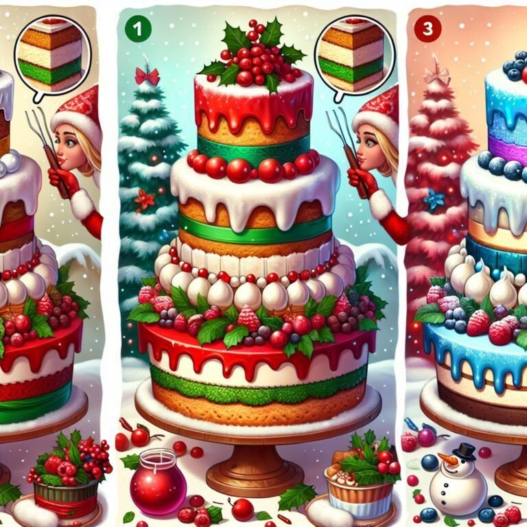 festive Show-Stopping Holiday Layer Cakes