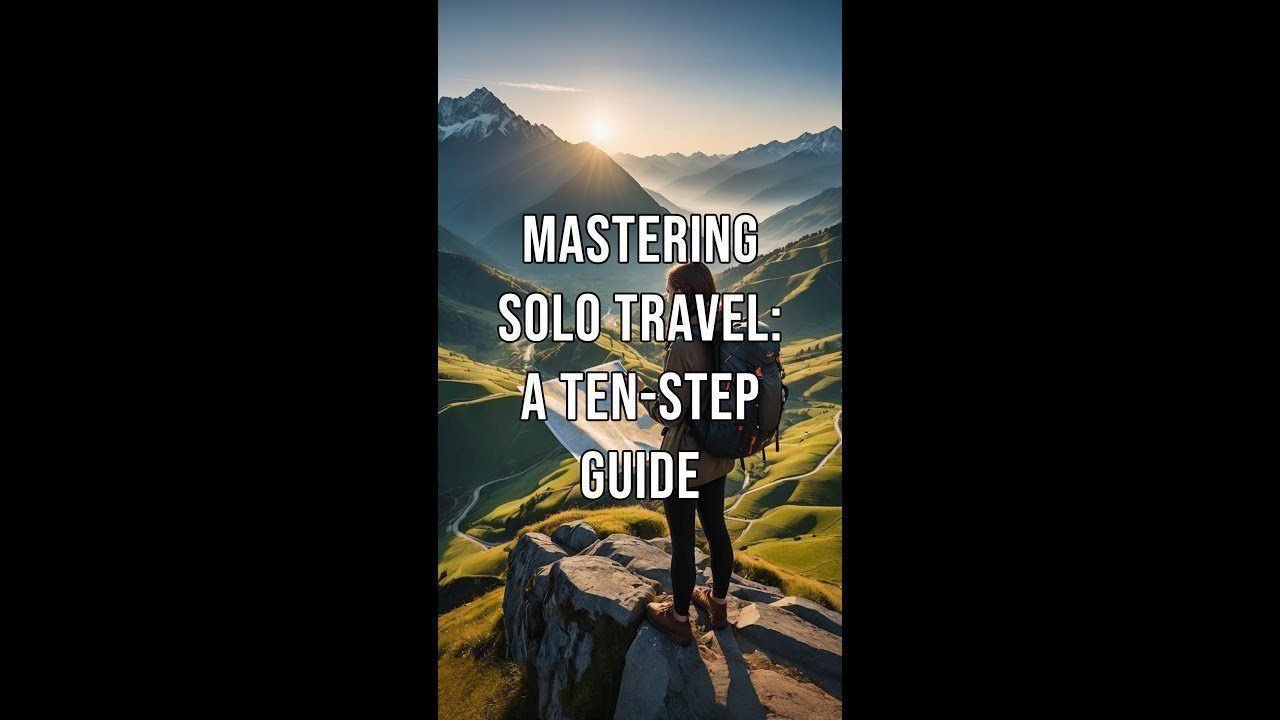solo travel: Itinerary Planning