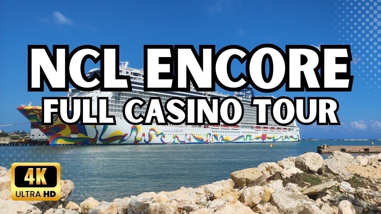 NCL Norwegian Encore Full Detailed Casino Tour Slots &
