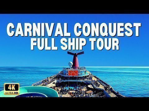 New Carnival Conquest Full Ship Tour Deck By Deck