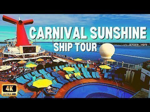 New Carnival Sunshine Full Ship Tour Deck By Deck