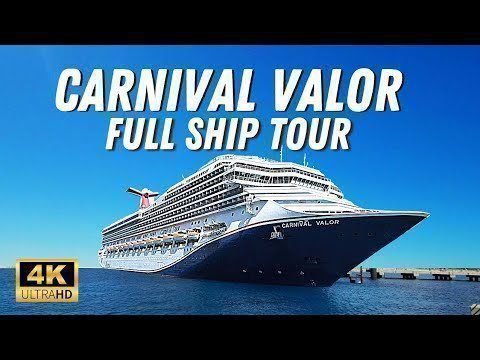 New Carnival Valor Full Ship Tour Deck by Deck