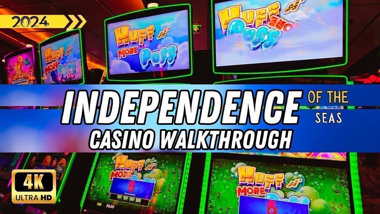 Royal Caribbean Independence of the Seas Casino Walkthrough All Slots