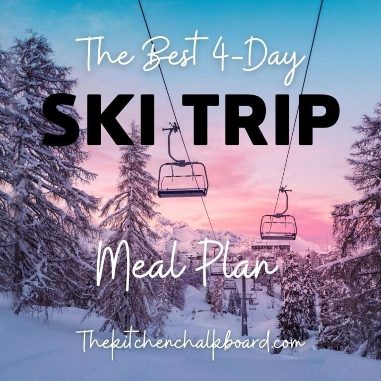 Ski Vacation Meal Plan on a Budget - The Kitchen Chalkboard