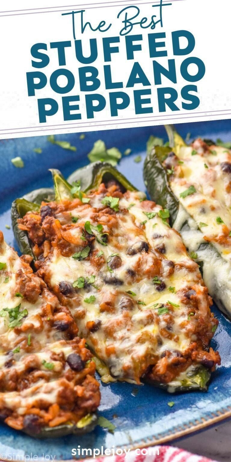 Stuffed Poblano Peppers