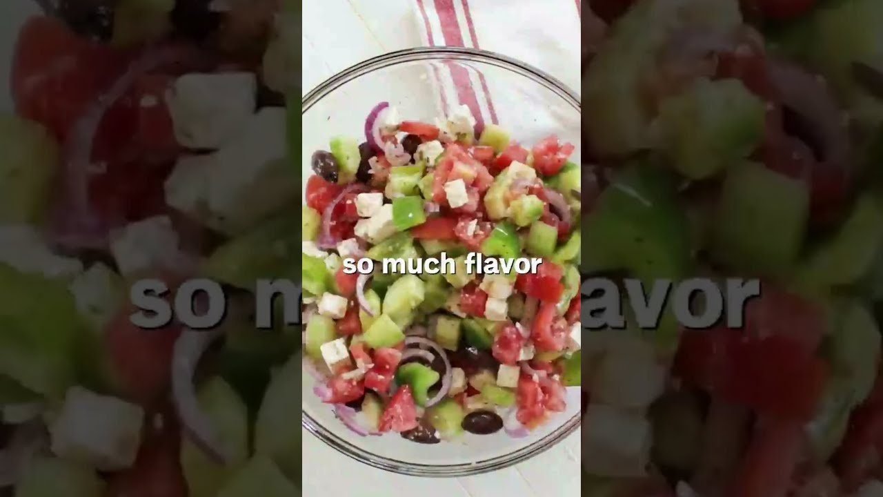 Mediterranean food: Greek Salad