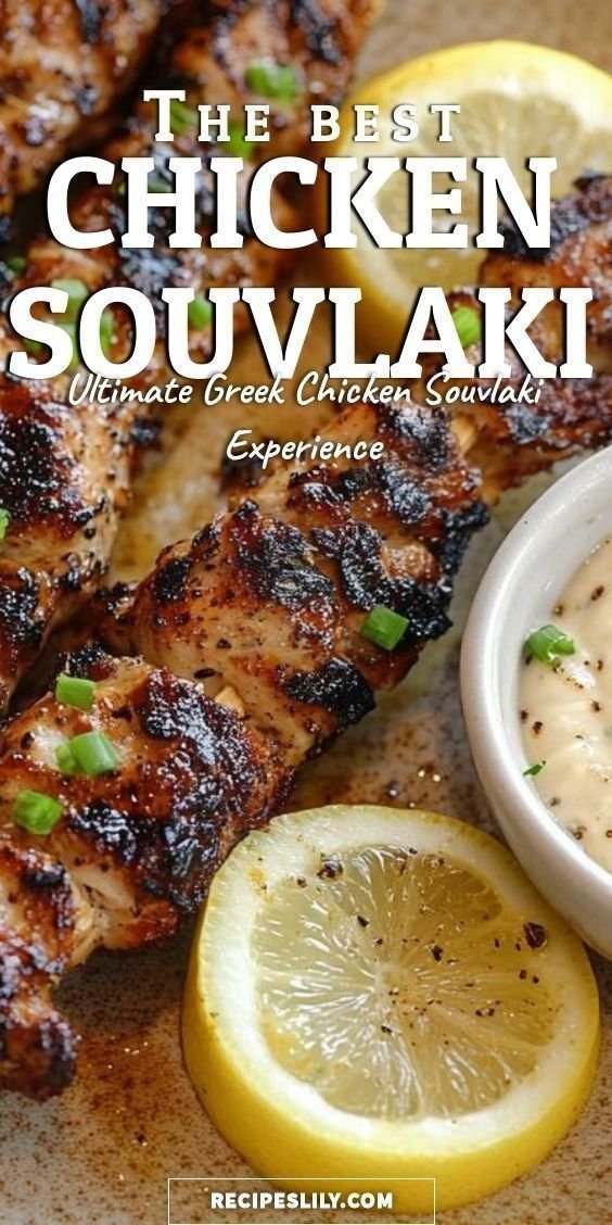 The Best Chicken Souvlaki