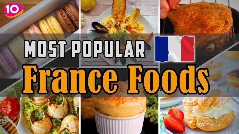 Top 10 Most Popular Foods Try in France or Paris || Best France Traditional Cuisine & Stre...