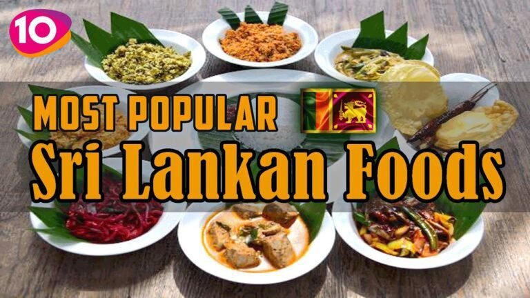 Top 10 Most Popular Sri Lankan Dishes/Best Foods || Sri Lankan Best Street Foods | Traditi...