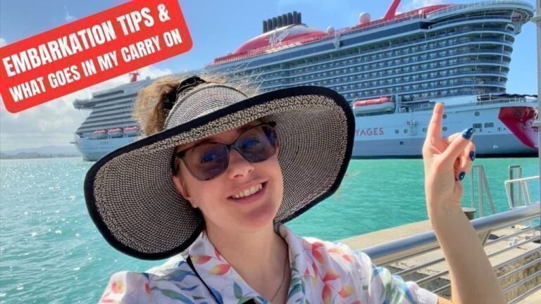 VIRGIN VOYAGES Embarkation Day Tips & Carry On Bag Essentials