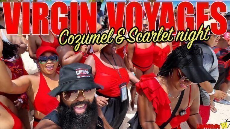 Virgin Voyages 2024 Group Cruise: Cozumel and Scarlet Night Vlog