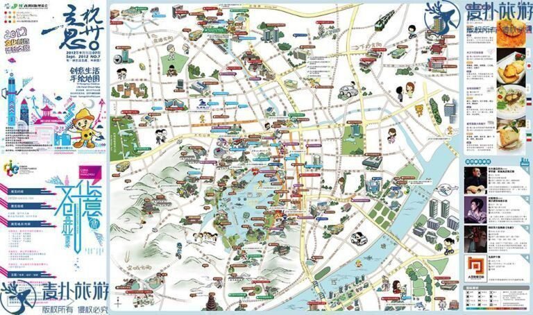 West Lake Tourist Map
