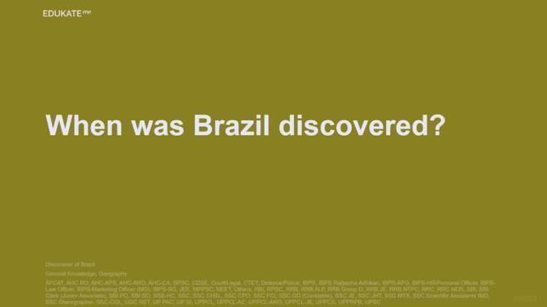 Discover Brazil