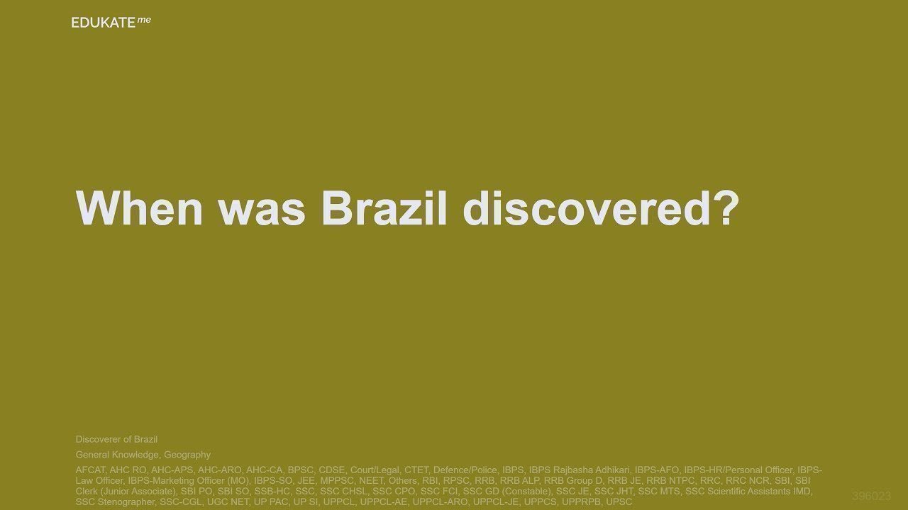 Discover Brazil