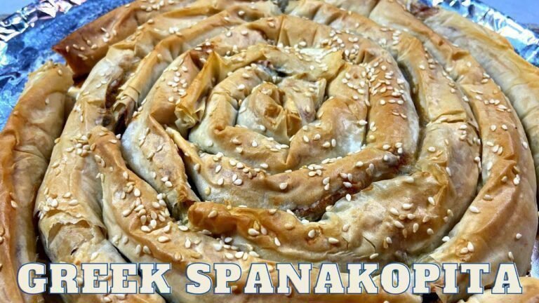 Mediterranean food: Spanakopita