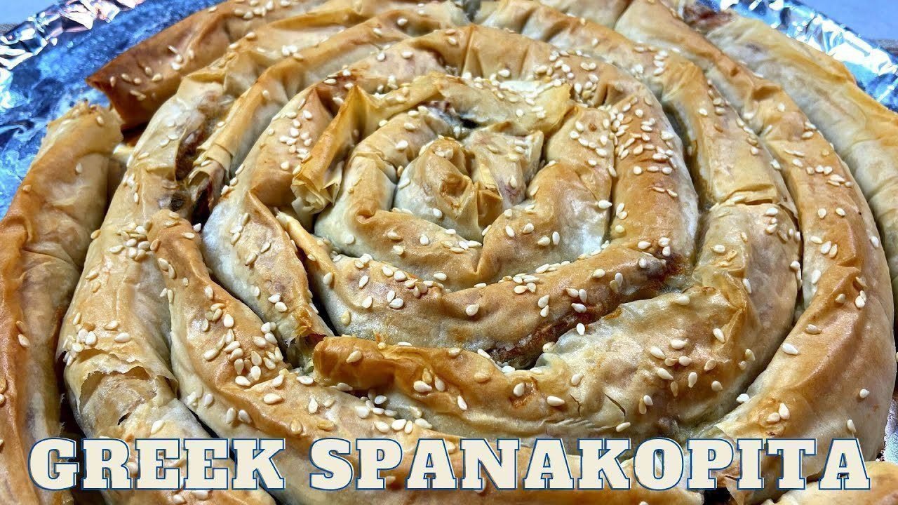 Mediterranean food: Spanakopita