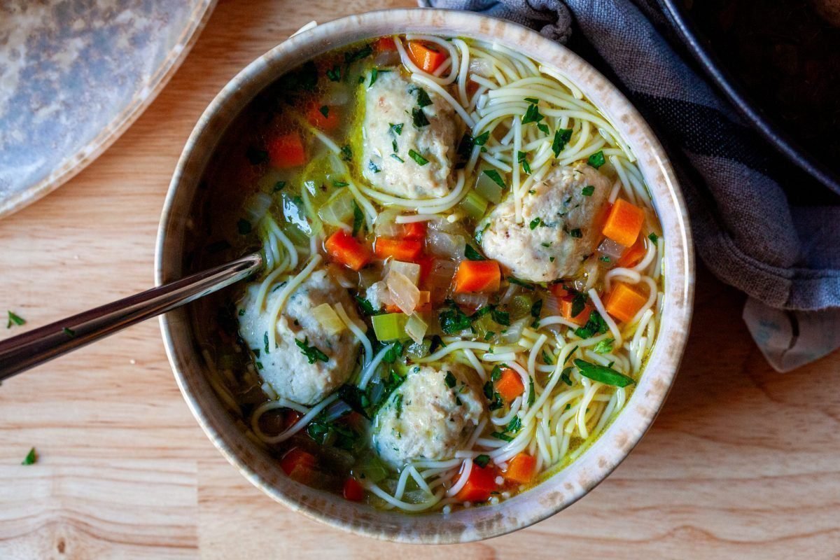 chicken meatball and noodle soup – smitten kitchen