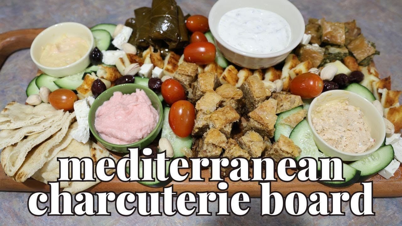 Mediterranean food: Charcuterie Board
