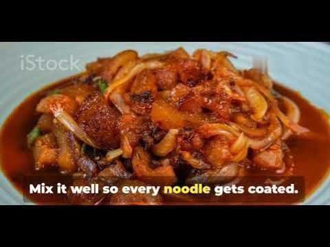 Chinese Food Cantonese Fried Noodles