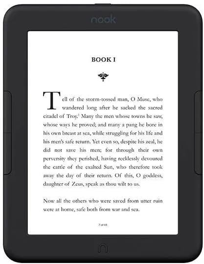 e-reader with backlight