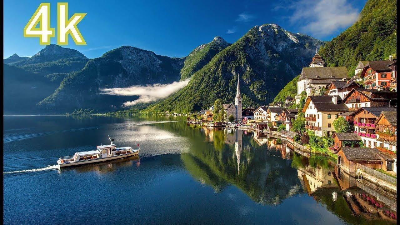 [4K] Alps | Landscapes | waterfall |