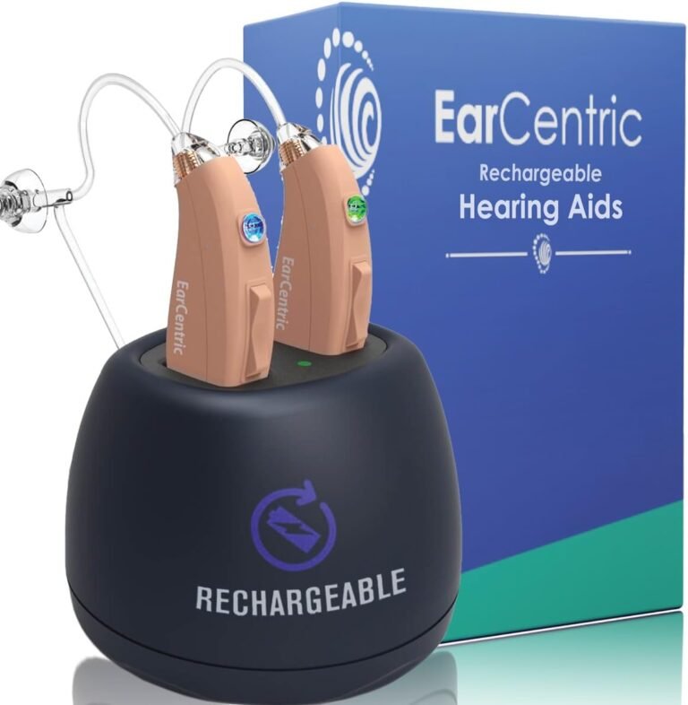 EarCentric EasyCharge Rechargeable Hearing Aids (Pair) for S...